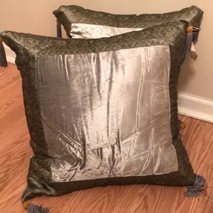 Vintage inspired throw pillows